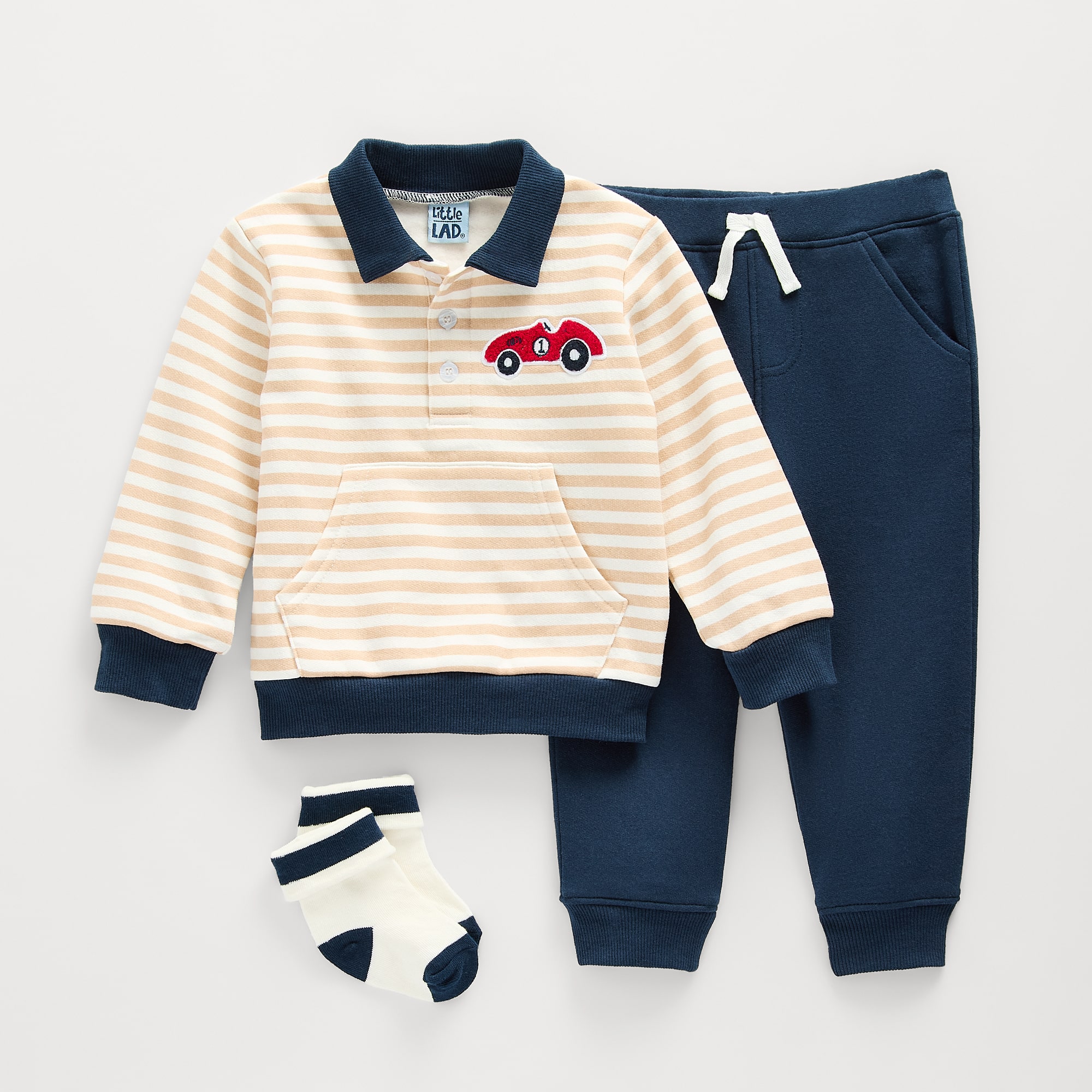 Little Lad Baby Boys 2-pc. Pant Set
