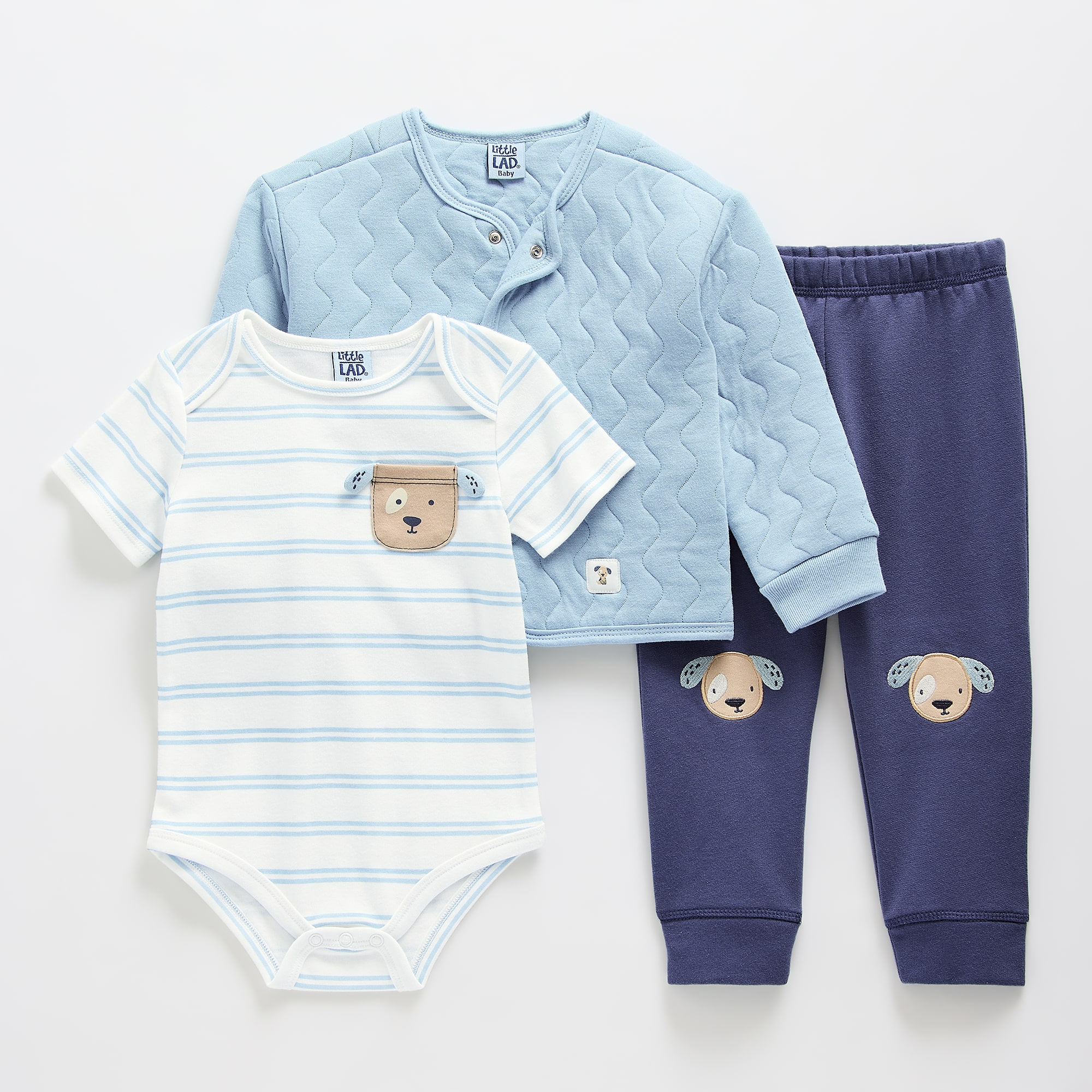 Little Lad Baby Boys Pant Set