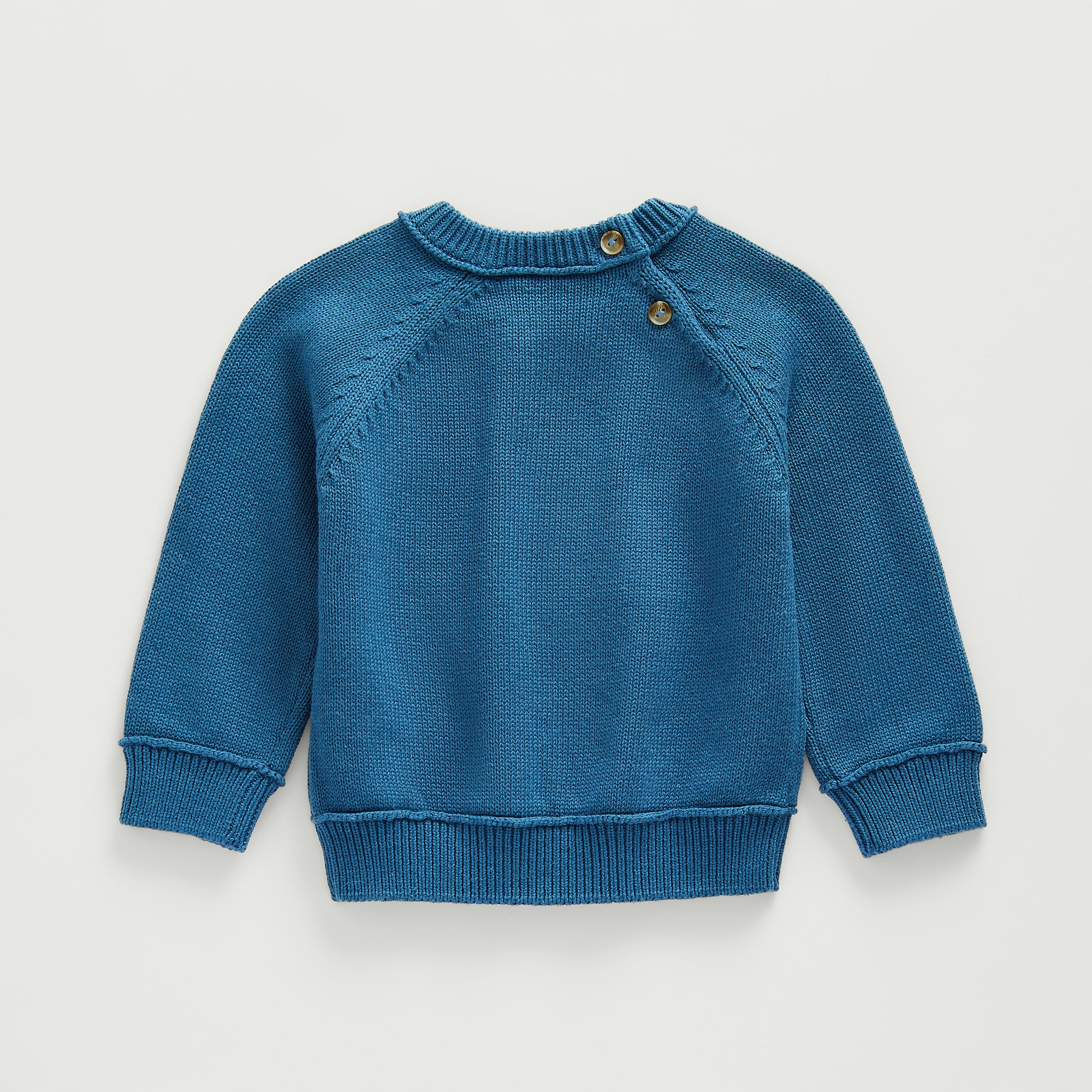 Okie Dokie Baby Boys Round Neck Long Sleeve Pullover Sweater