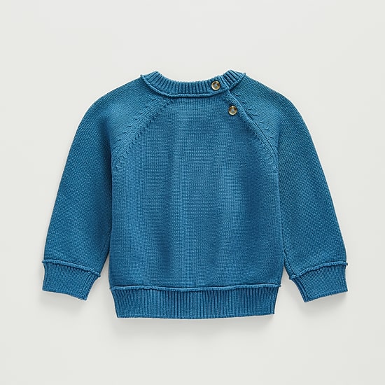 Okie Dokie Baby Boys Round Neck Long Sleeve Pullover Sweater