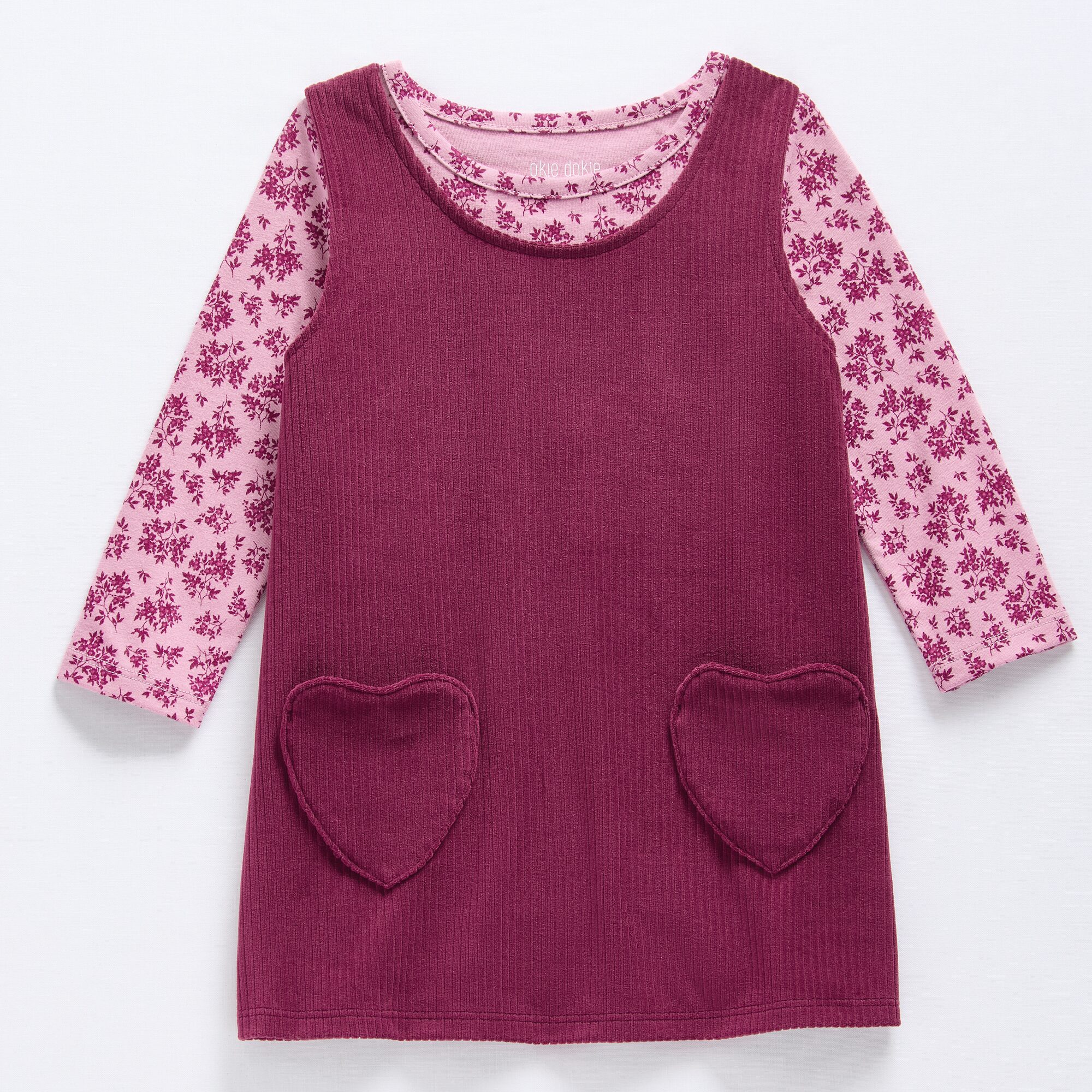Okie Dokie Baby Girls 2-pc. Dress Set