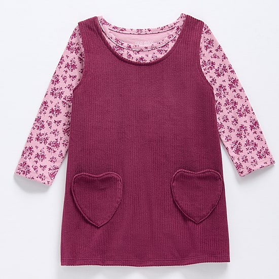 Okie Dokie Baby Girls 2-pc. Dress Set
