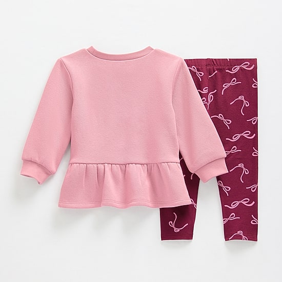 Okie Dokie Baby Girls Fleece 2-pc. Pant Set