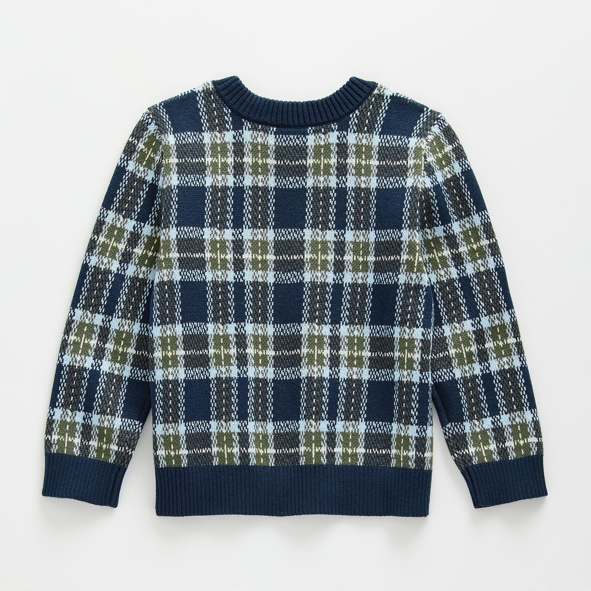 Okie Dokie Toddler & Little Boys Crew Neck Long Sleeve Pullover Sweater