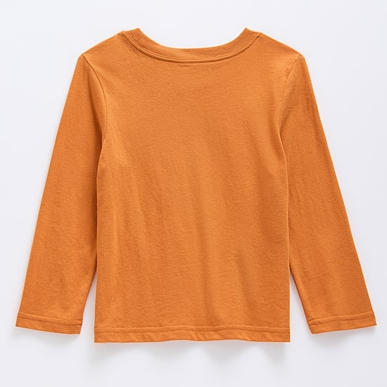 Okie Dokie Toddler & Little Unisex Crew Neck Long Sleeve Classic Fit Graphic T-Shirt