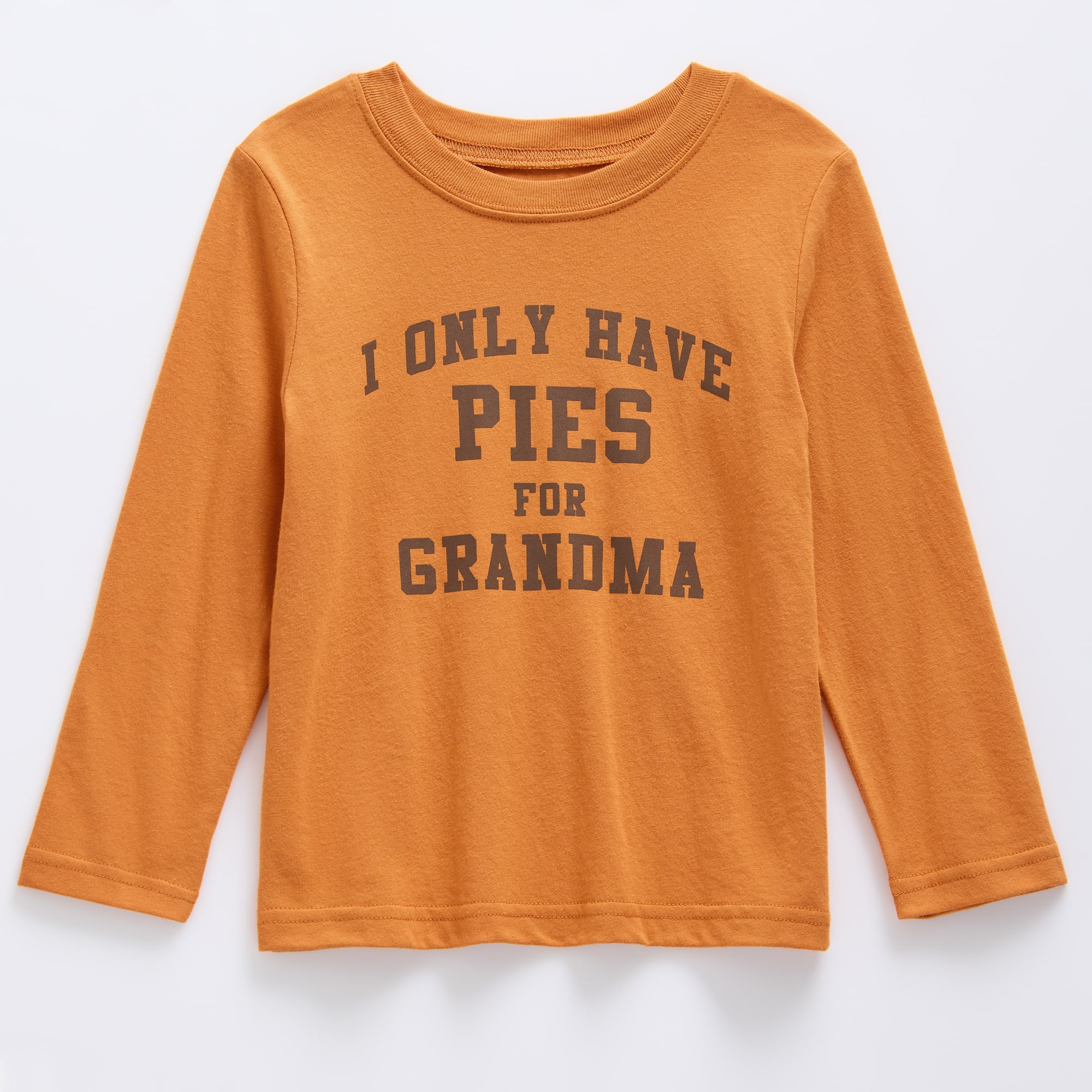 Okie Dokie Toddler & Little Unisex Crew Neck Long Sleeve Classic Fit Graphic T-Shirt
