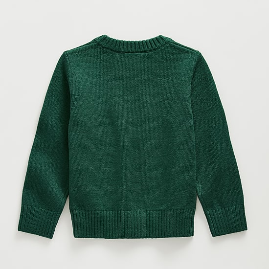 Okie Dokie Toddler & Little Boys Round Neck Long Sleeve Pullover Sweater