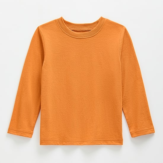 Okie Dokie Toddler & Little Boys Crew Neck Long Sleeve T-Shirt