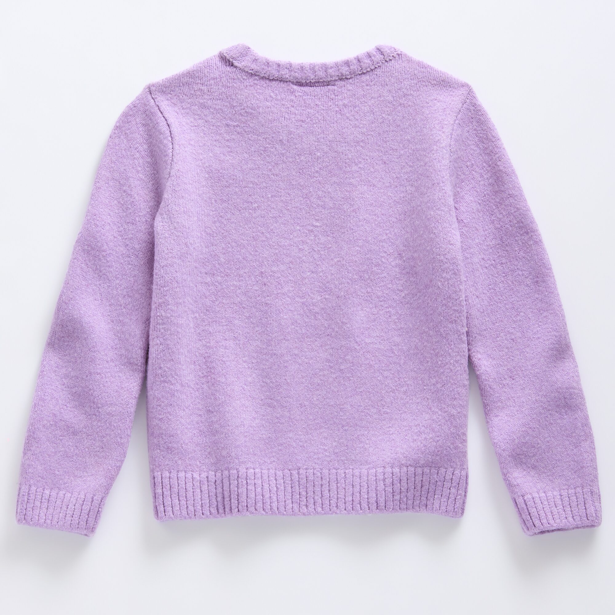Okie Dokie Toddler & Little Girls Crew Neck Long Sleeve Pullover Sweater