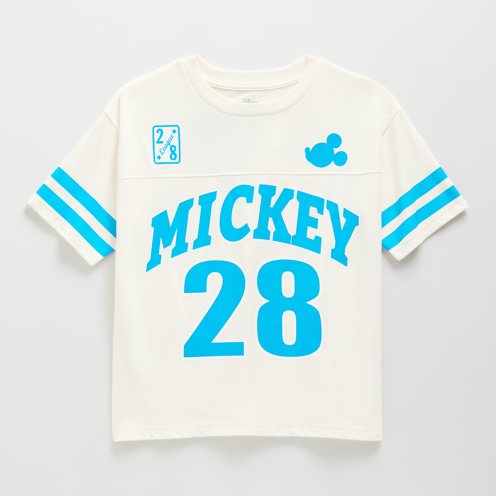 Disney Collection Boys Crew Neck Mickey Mouse Short Sleeve Jersey