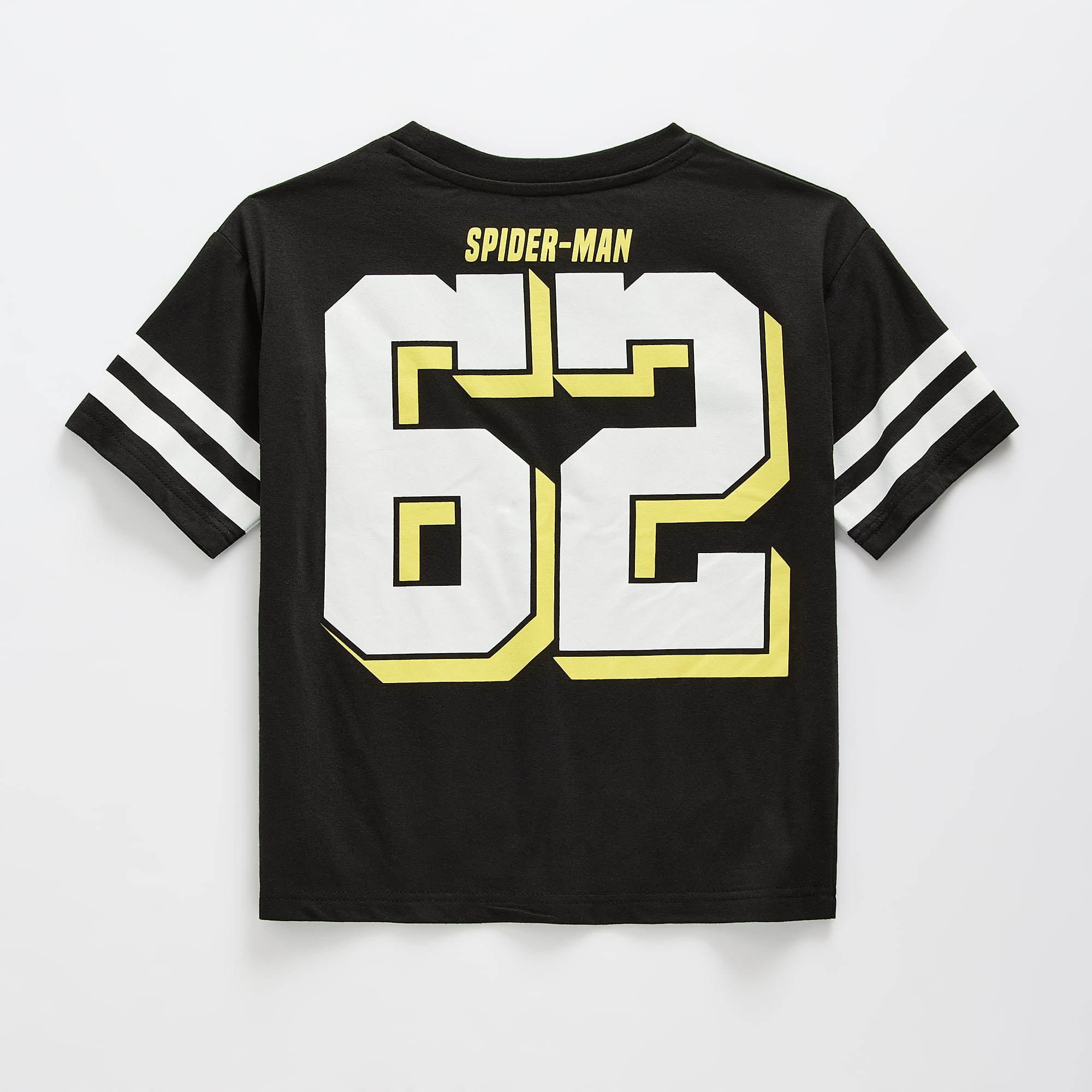 Disney Collection Boys Crew Neck Marvel Spiderman Short Sleeve Jersey