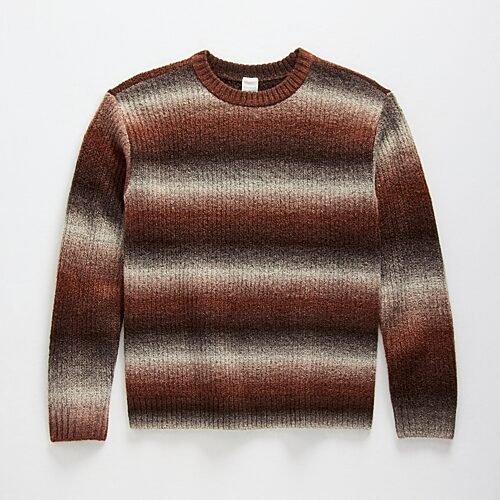 Thereabouts Little & Big Kid Boys Crew Neck Long Sleeve Pullover Sweater In Blue