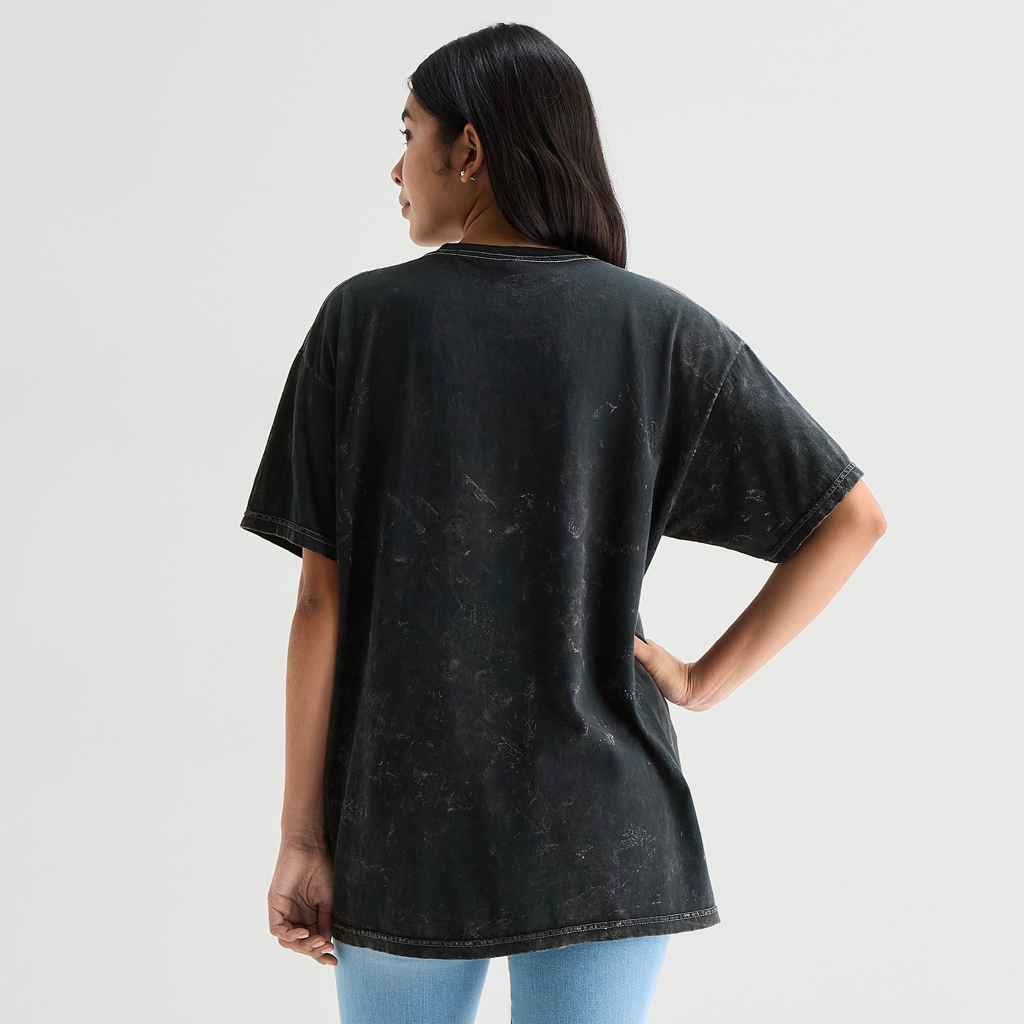 Five Nights Oversized Tee Womens Juniors Crew Neck Short Sleeve at Freddys Graphic T-Shirt