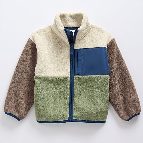 Okie Dokie Babies' Toddler & Little Boys Fleece Jacket In Beige