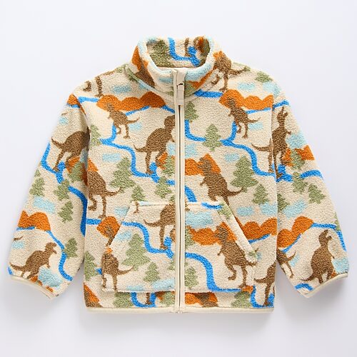 Okie Dokie Babies' Toddler & Little Boys Fleece Jacket In Beige