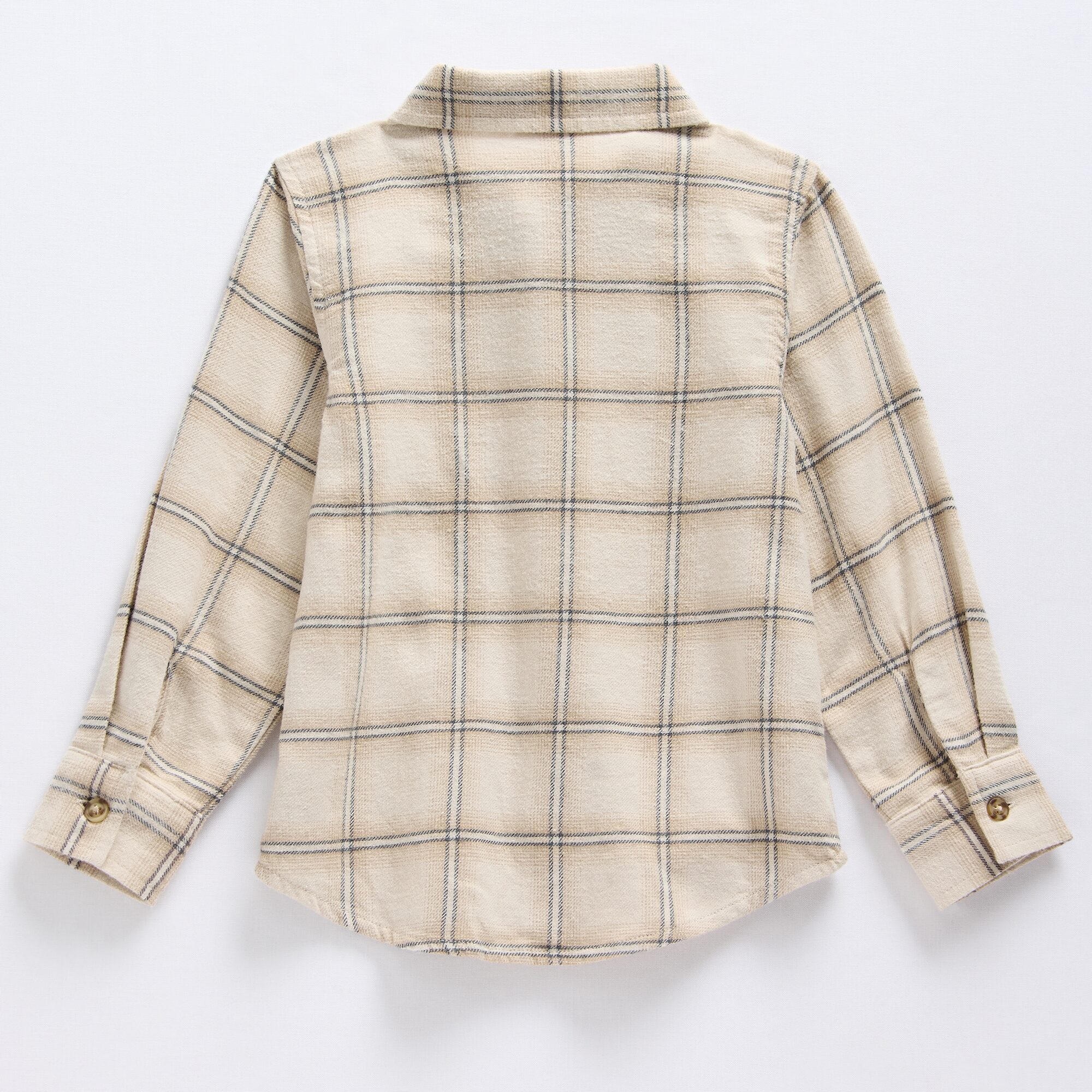 Okie Dokie Toddler & Little Boys Long Sleeve Fitted Regular Fit Button-Down Shirt