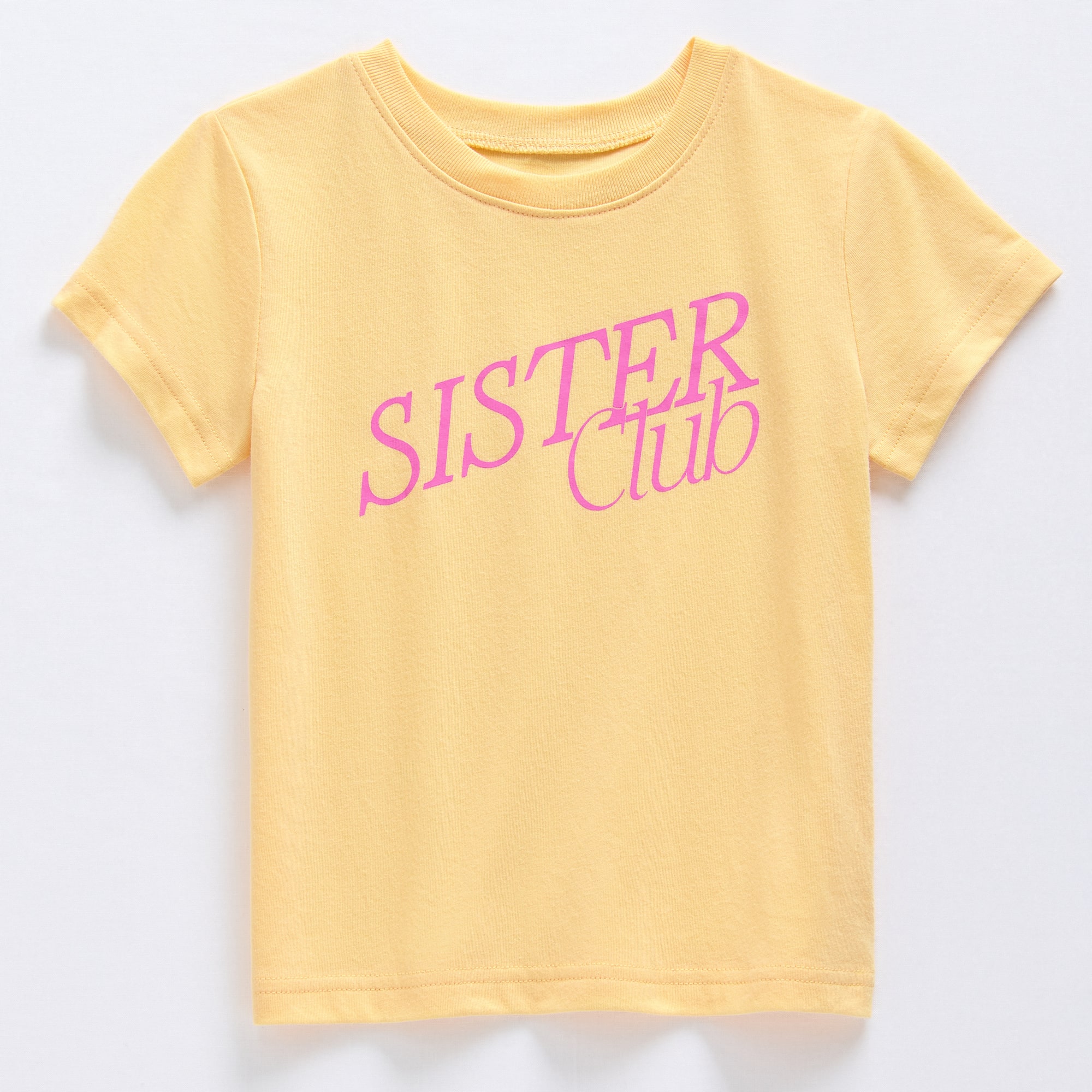 Okie Dokie Toddler & Little Girls Round Neck Short Sleeve Classic Fit Graphic T-Shirt