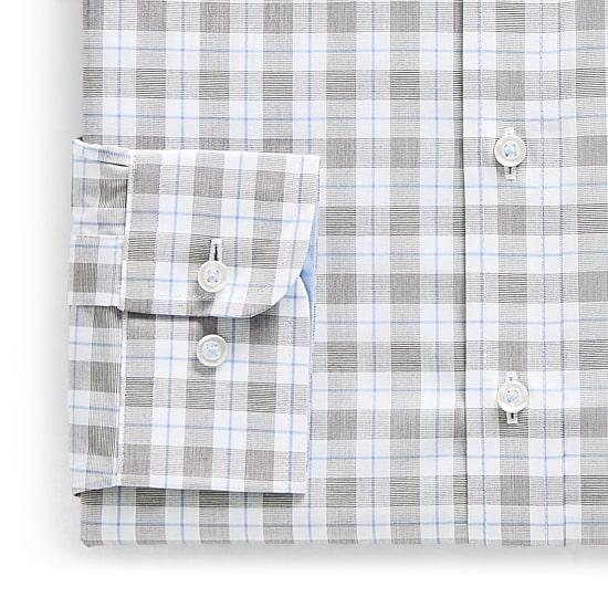 Stafford Plaid Mens Long Sleeve Regular Fit Button-Down Shirt