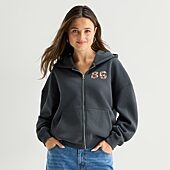 Forever 21 Womens Juniors Long Sleeve Zipper Hoodie
