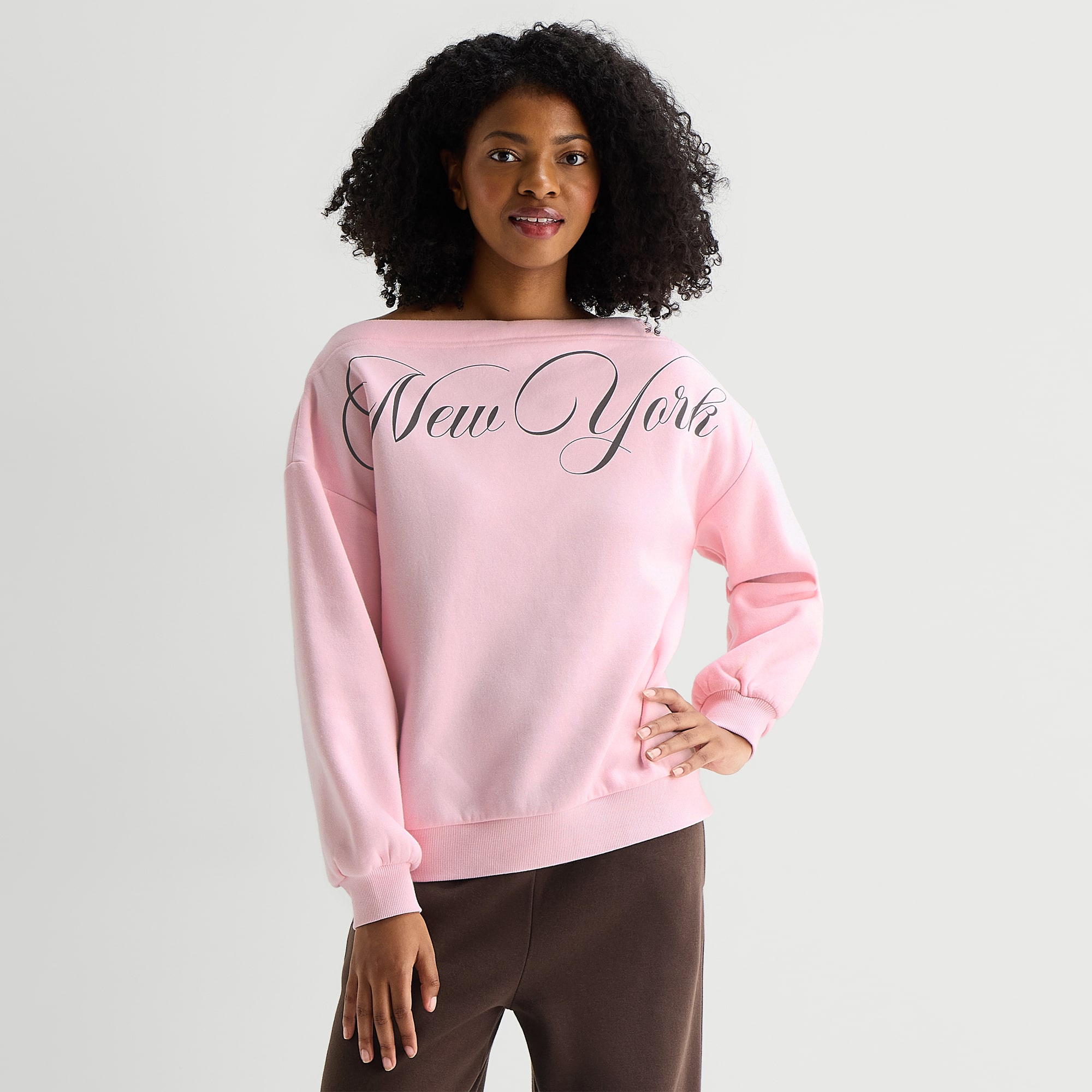 Forever 21 Womens Juniors Long Sleeve Sweatshirt