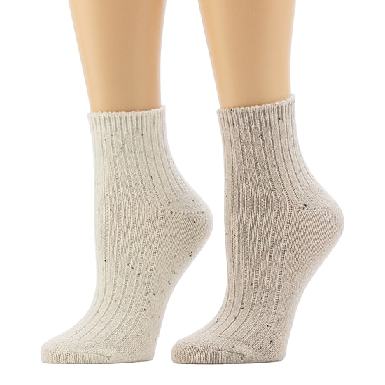 Cuddl Duds Sock Womens 2 Pair Low Cut Socks