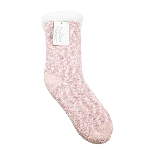 Cuddl Duds Sock Womens 1 Pair Crew Socks In Pink