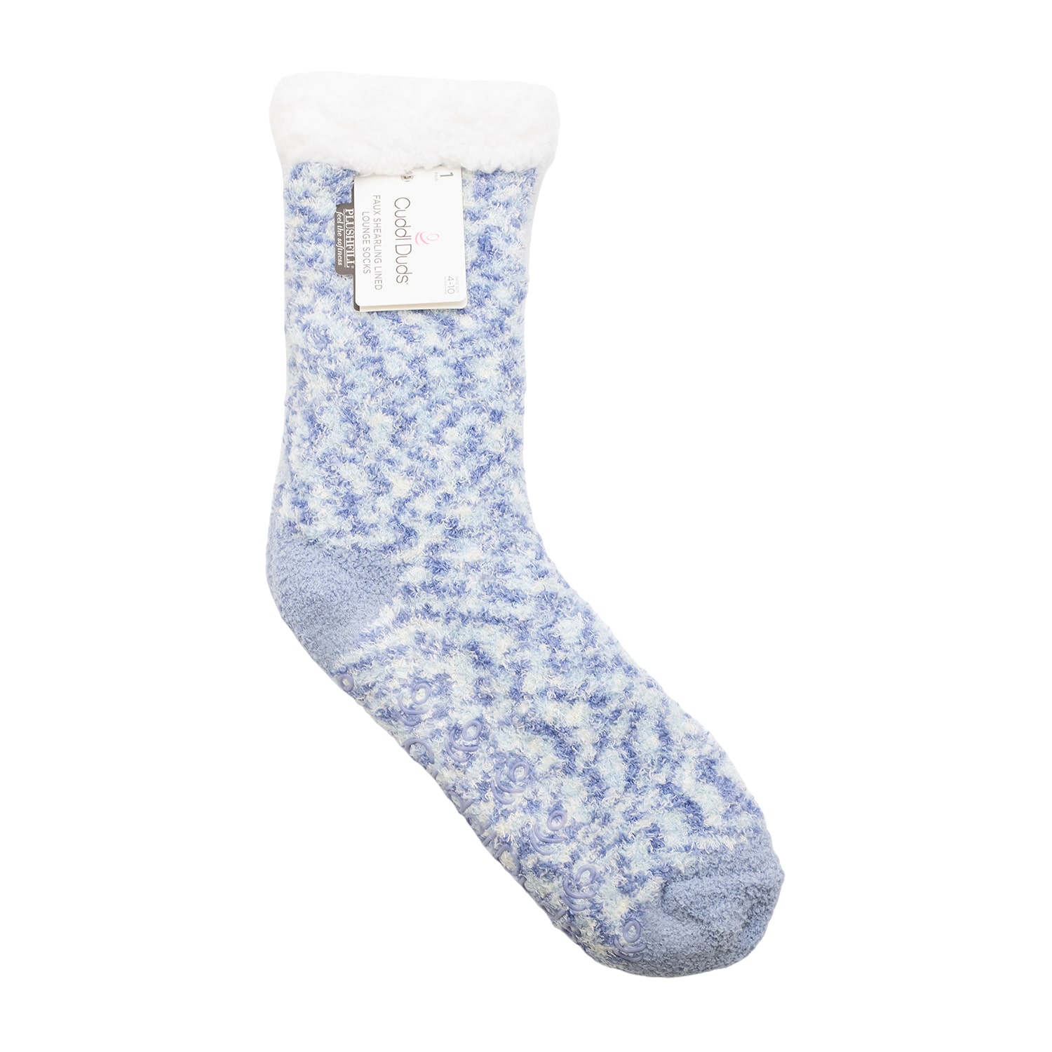 Cuddl Duds Sock Womens 1 Pair Crew Socks