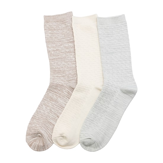 Cuddl Duds Sock Womens 3 Pair Crew Socks