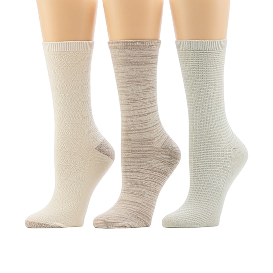 Cuddl Duds Sock Womens 3 Pair Crew Socks