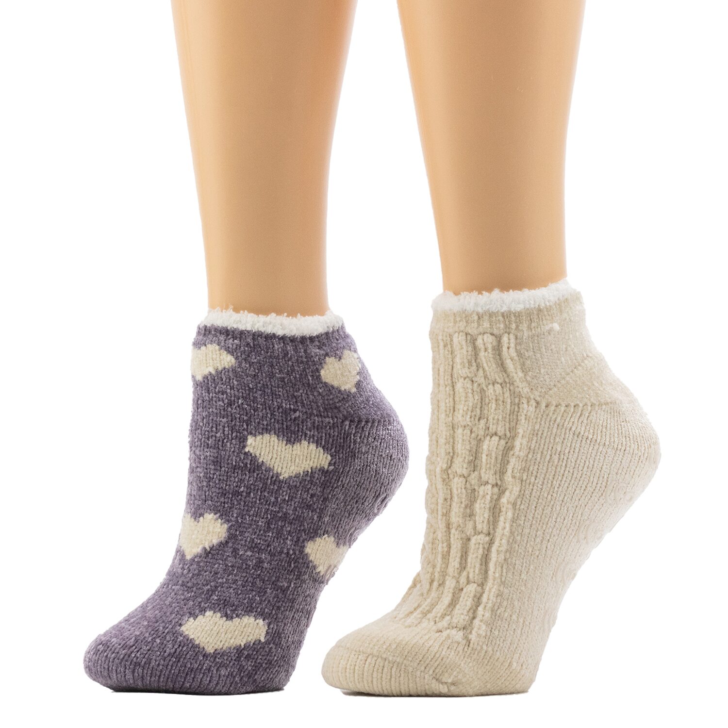 Cuddl Duds Sock Womens 2 Pair Low Cut Socks