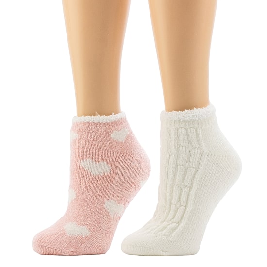 Cuddl Duds Sock Womens 2 Pair Low Cut Socks