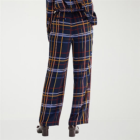 Liz Claiborne Womens Tall Wide Leg Mid Rise Pull-On Pant