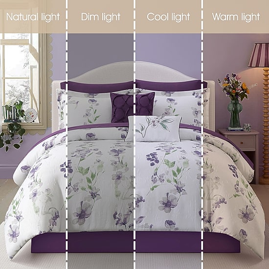 Stratford Park Kendra Floral 10-pc. Easy Care Comforter Set