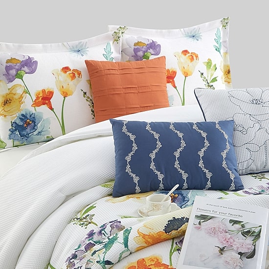 Stratford Park Asyna Floral 7-pc. Easy Care Comforter Set