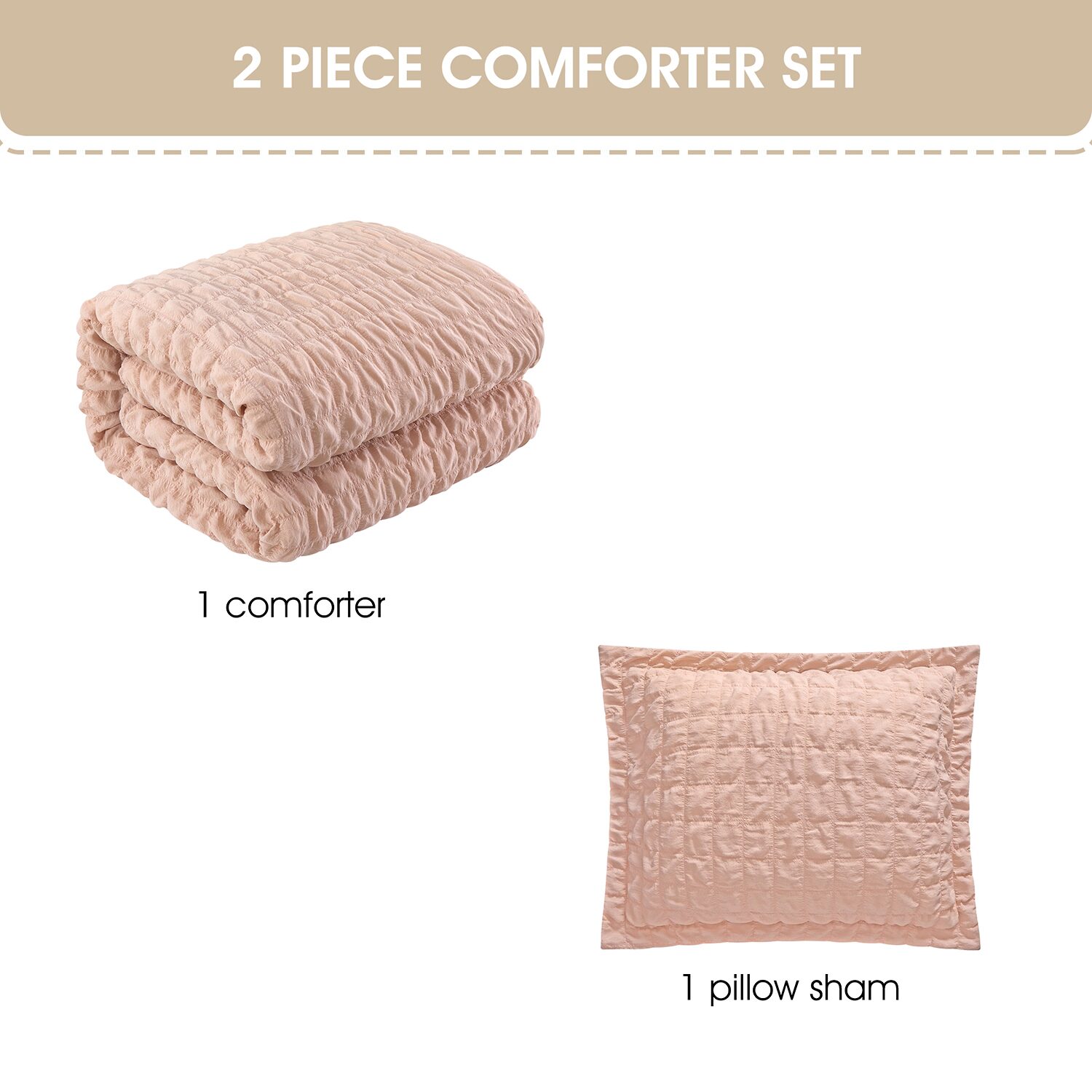 Stratford Park Deena Geometric Easy Care Comforter Set