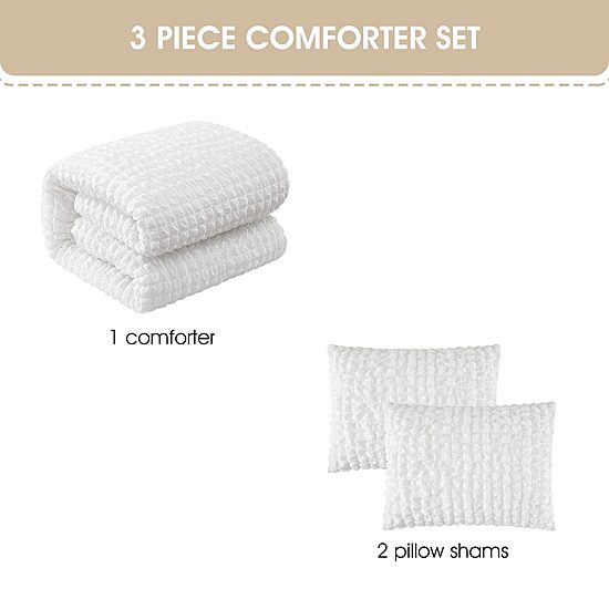 Stratford Park Deena Geometric Easy Care Comforter Set