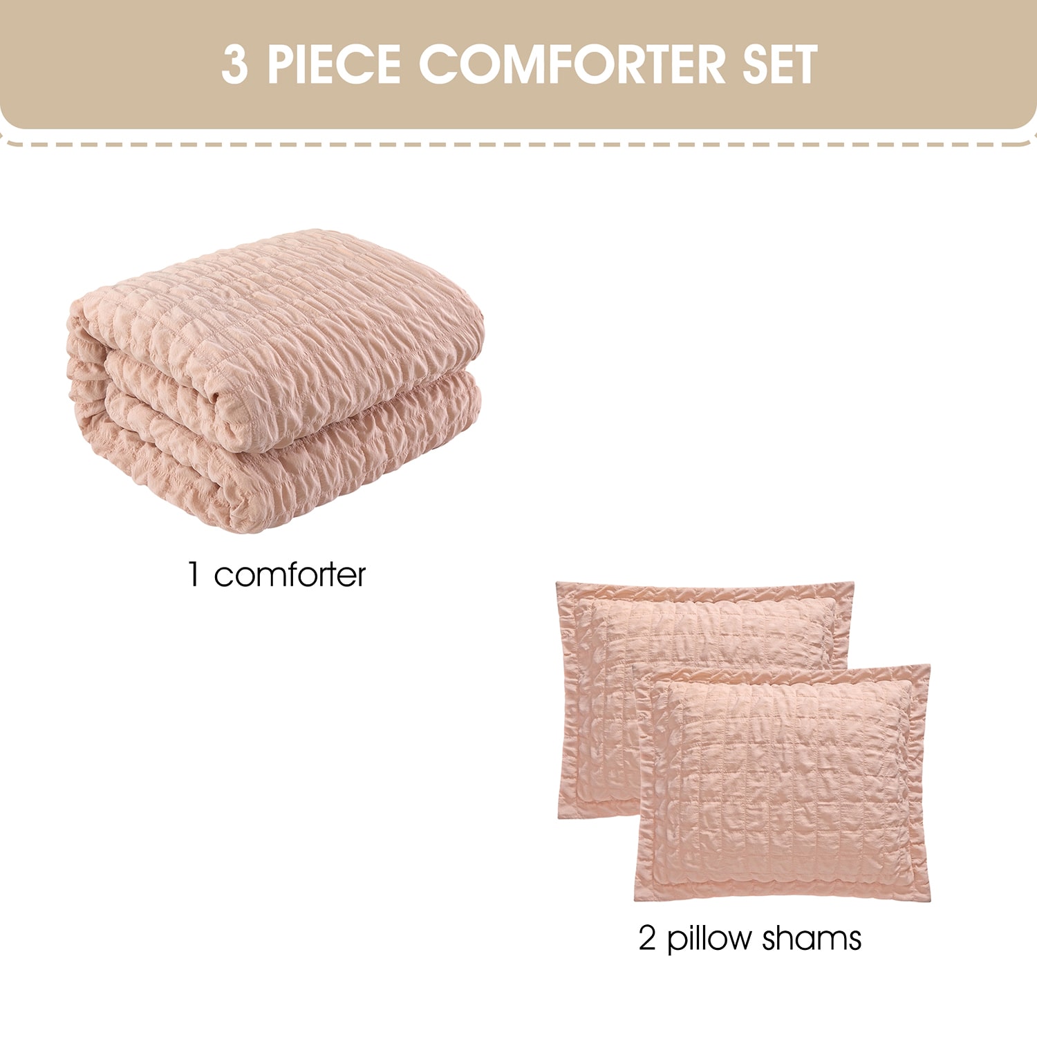 Stratford Park Deena Geometric Easy Care Comforter Set