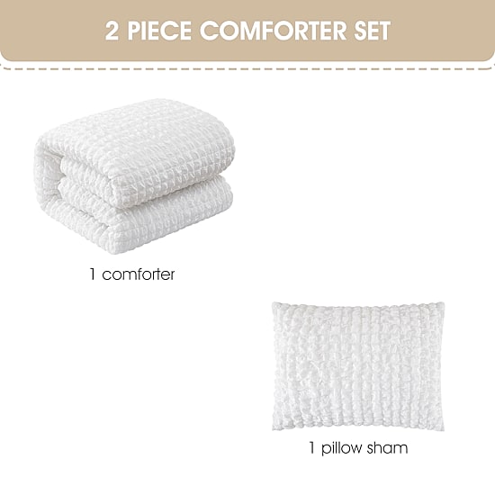 Stratford Park Deena Geometric Easy Care Comforter Set