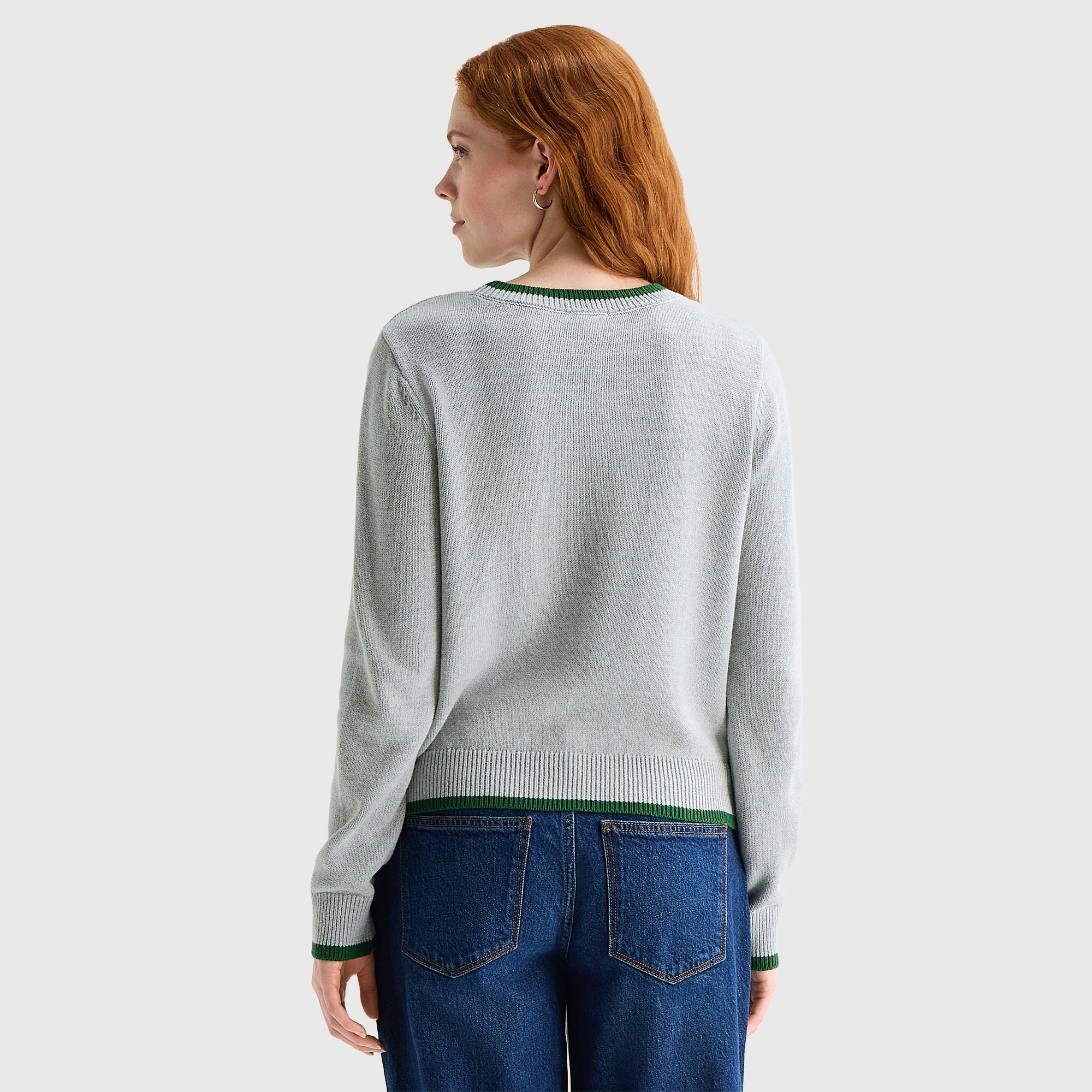 St. John's Bay Womens Crew Neck Long Sleeve Pullover Sweater