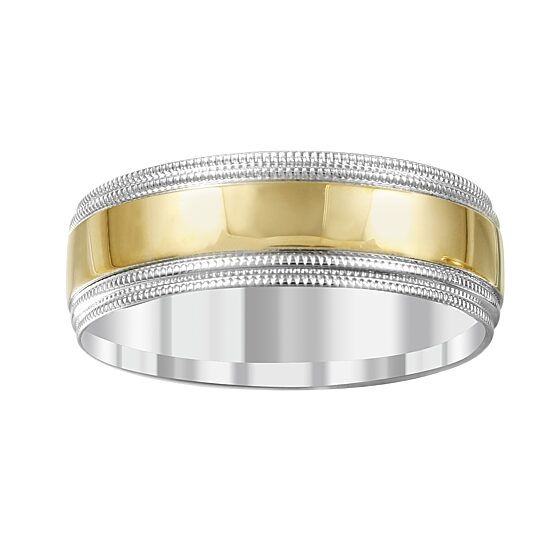 Mens 14K Gold Wedding Band