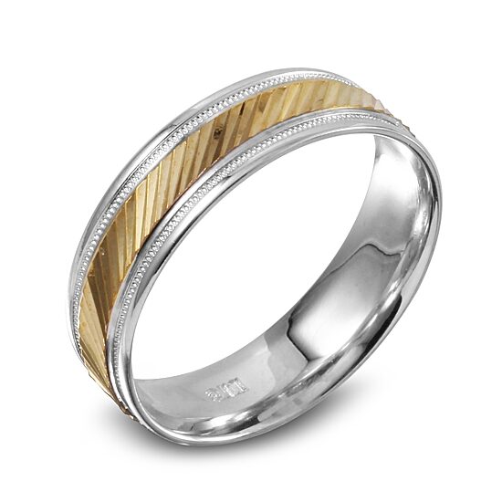 Mens 14K Gold Wedding Band