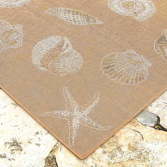 Liora Manne Shells Indoor Outdoor Rectangular Accent Rug