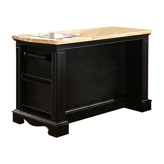 Pennington Kitchen Island with Granite Cutting Surface