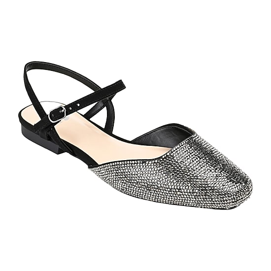 Journee Collection Nysha Womens Square Closed Toe Ballet Flats