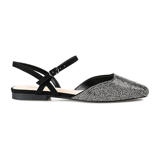 Journee Collection Nysha Womens Square Closed Toe Ballet Flats