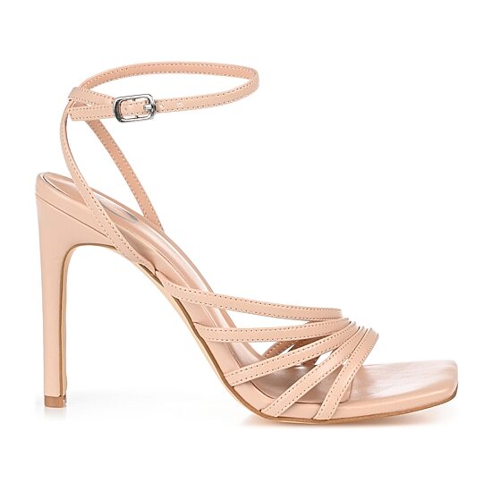 Journee Collection Louella Womens Round Open Toe Stiletto Heel Pumps