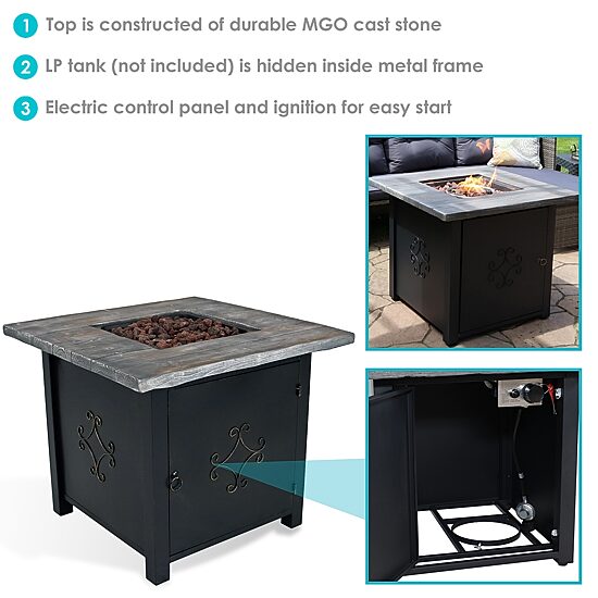 Sunnydaze Patio Collection Fire Pit