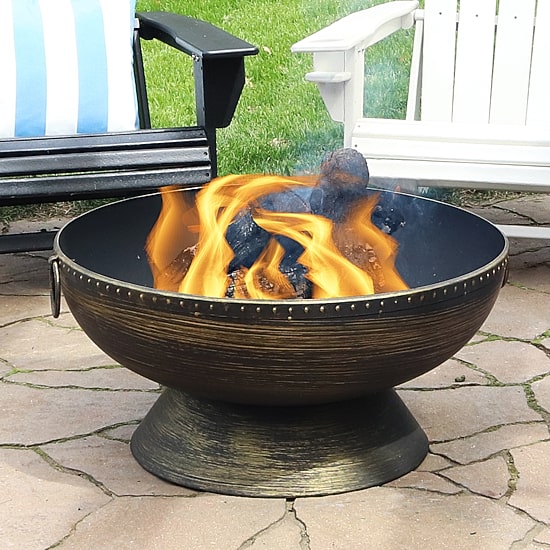 Sunnydaze Collection Portable Weather Resistant Fire Pit