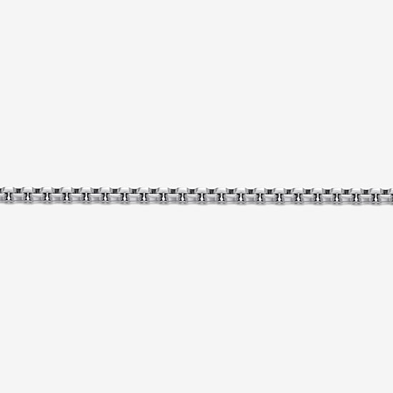 Stainless Steel Solid Box Chain Necklace