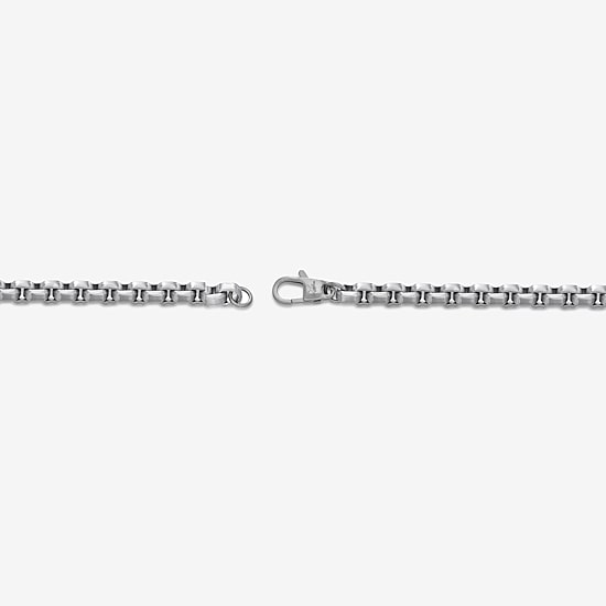 Stainless Steel Solid Box Chain Necklace